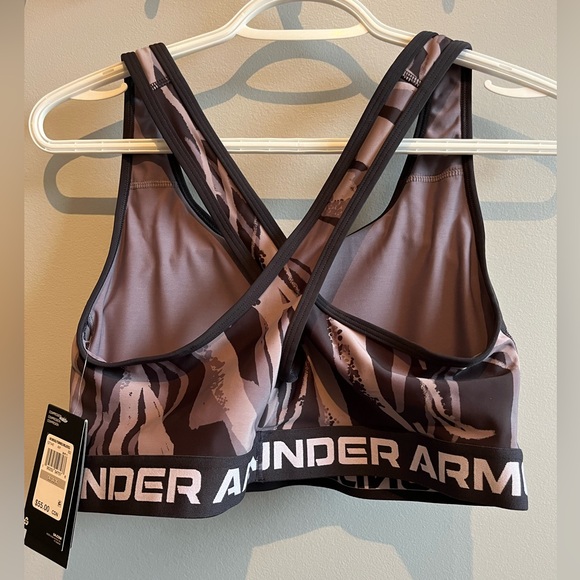 Under Armour Crossback Sports Bra - Medium Support with Compression - Picture 2 of 8